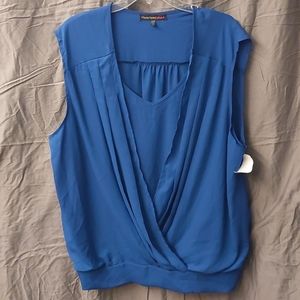 Royal Blue blouse sz xlg sleeve_less